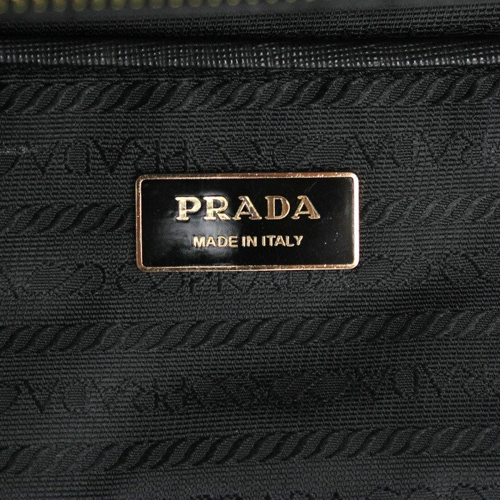 2014 Prada saffiano calfskin 33cm tote BN2274 black